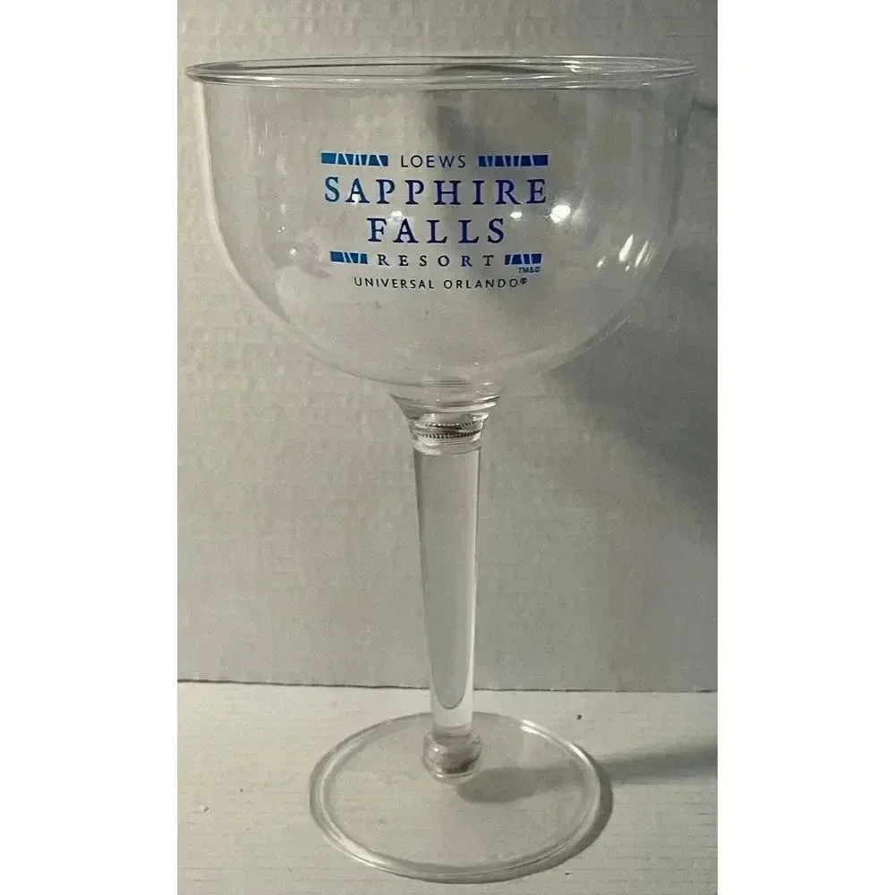 Daiquiri Cup Lowes Sapphire Falls Universal Orlando Pool Bar 10 3/8”H x 6 1/4”W‎